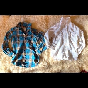 BUNDLE 2 Crewcuts button down shirts
